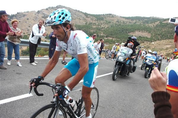 Ezequiel Mosquera (Xacobeo Galicia) on the final climb