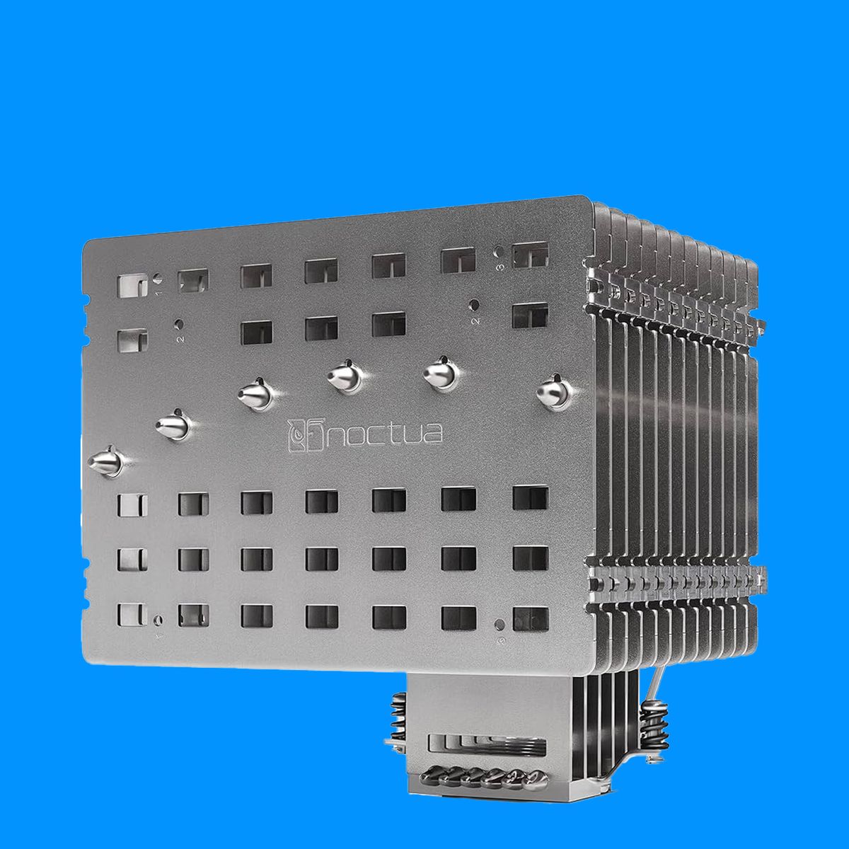 The best air and liquid coolers on multicoloured backgrounds.