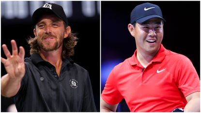 Tommy Fleetwood and Tom Kim 