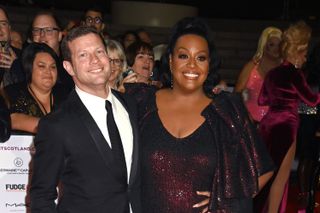 Dermot O'Leary and Alison Hammond at a red carpet event