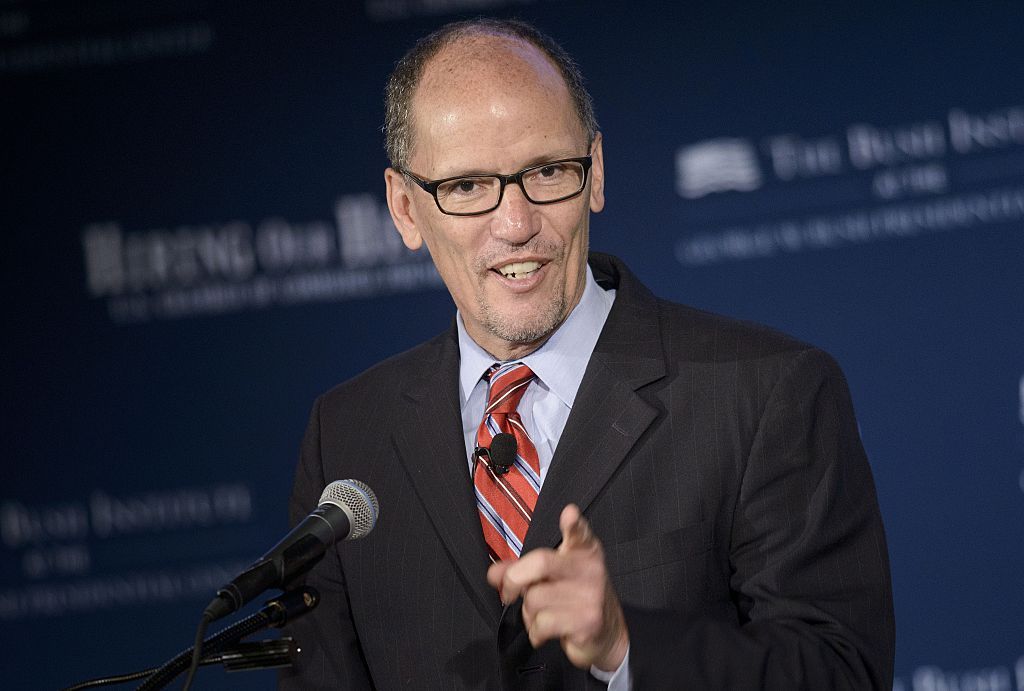 U.S. Labor Secretary Thomas Perez rolls out new retirement savings rules