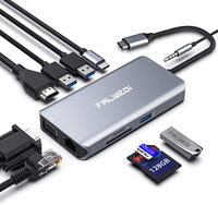 Falwedi USB C Hub 10-in-1: was $42 now $33 @ Amazon