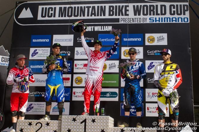 Men podium