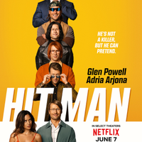 1. Hit Man | Crime/ Comedy | 1hr 56min