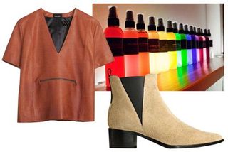 Brown, Sleeve, Collar, Textile, Boot, Colorfulness, Carmine, Fashion, Tan, Clothes hanger,