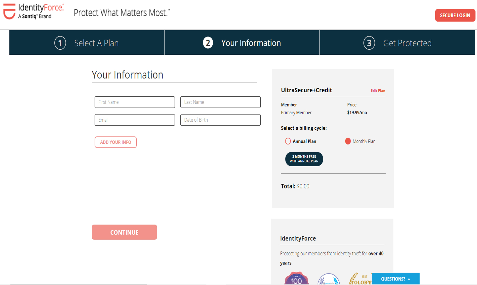 IdentityForce UltraSecure+Credit review