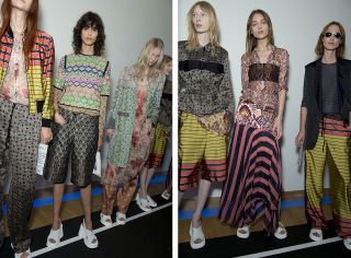 5 Models in colourful and different pattern dress