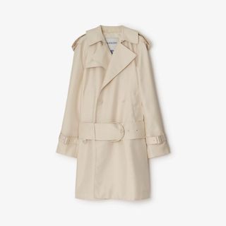 Burberry silk blend trench 