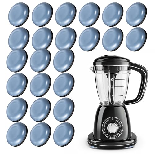 Wanmu 24pcs Appliance Sliders for Kitchen Appliances Self-Adhesive Small Kitchen Appliance Slider, Easy to Move Kitchen Appliance Sliders for Blender, Coffee Maker, Air Fryer, Chair, Carpet, Tray