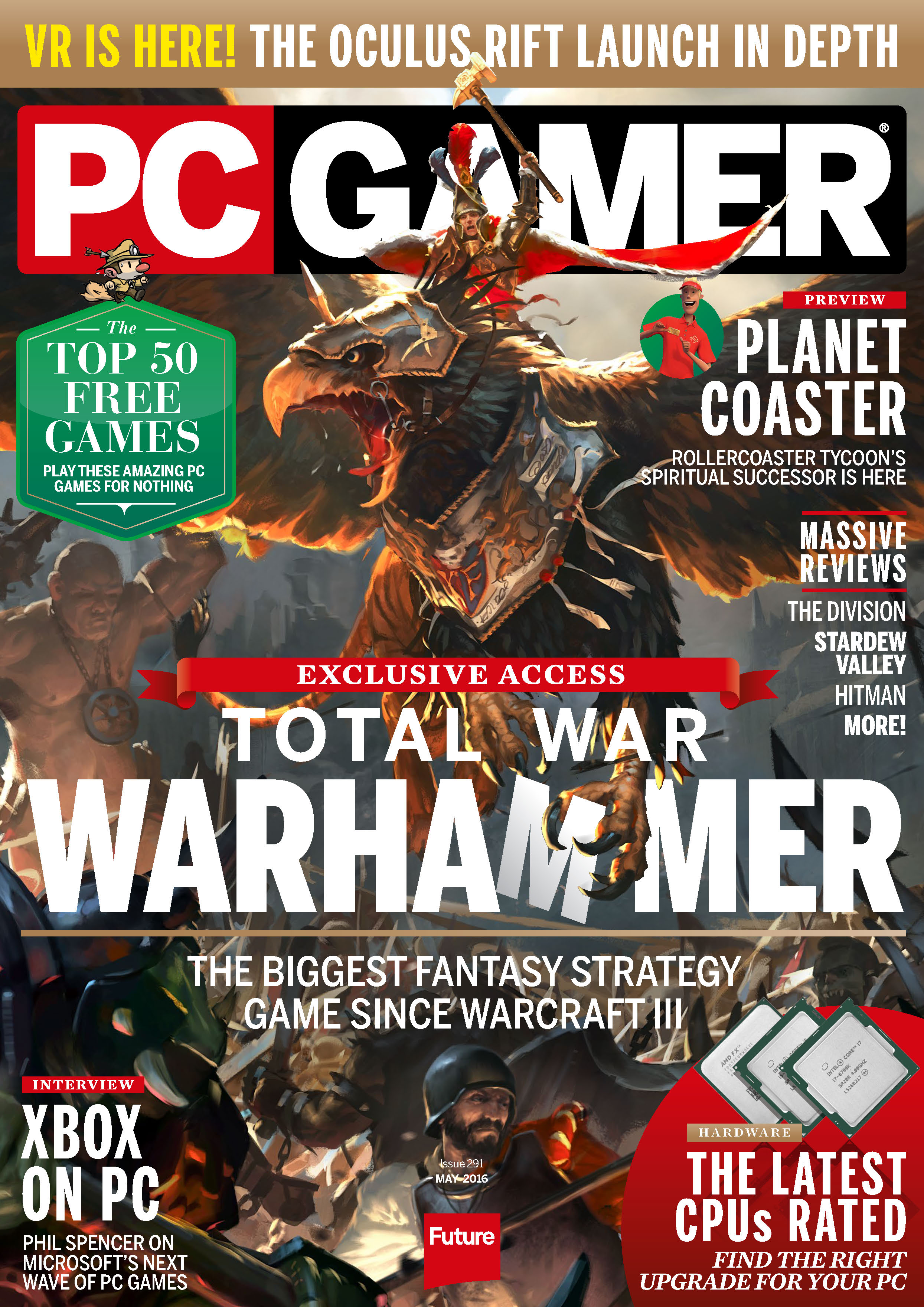 PC Gamer UK issue 291: Total War Warhammer cover