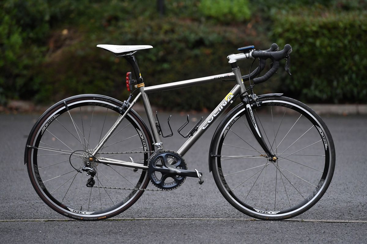 titanium winter road bike