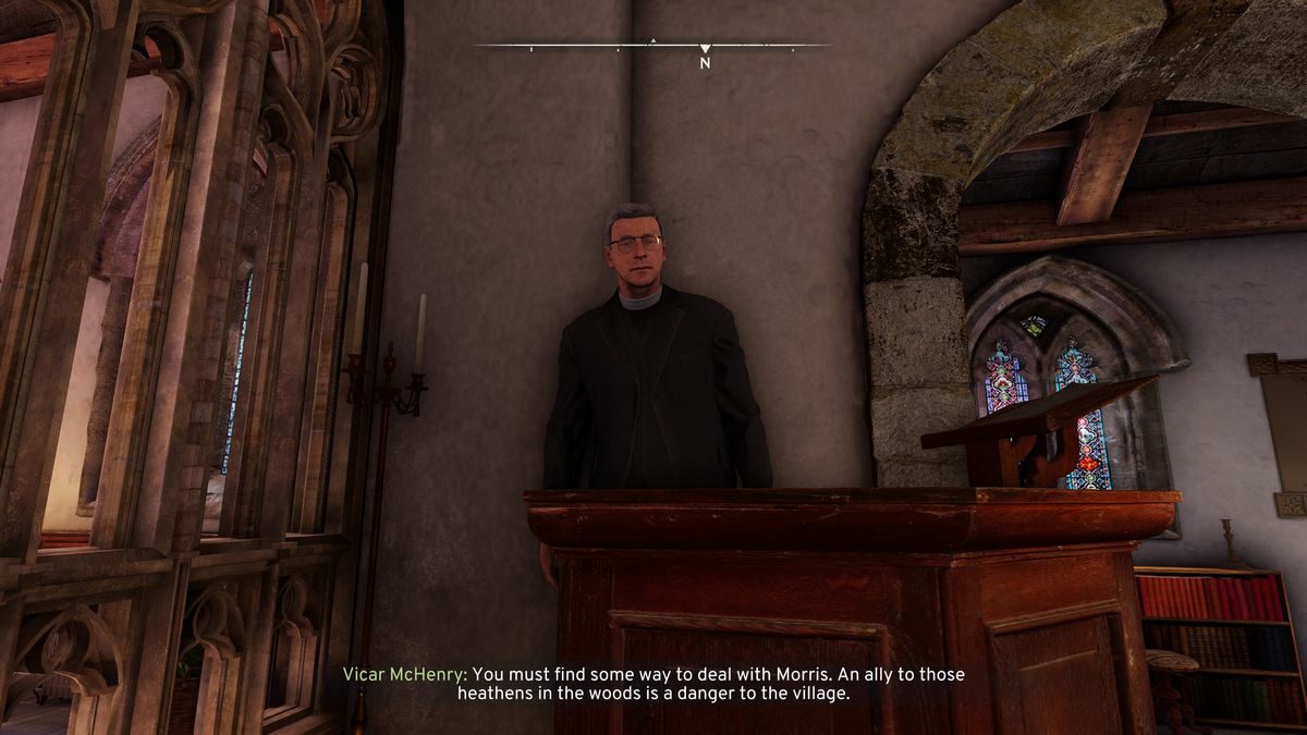Atomfall Morris choice - Vicar McHenry