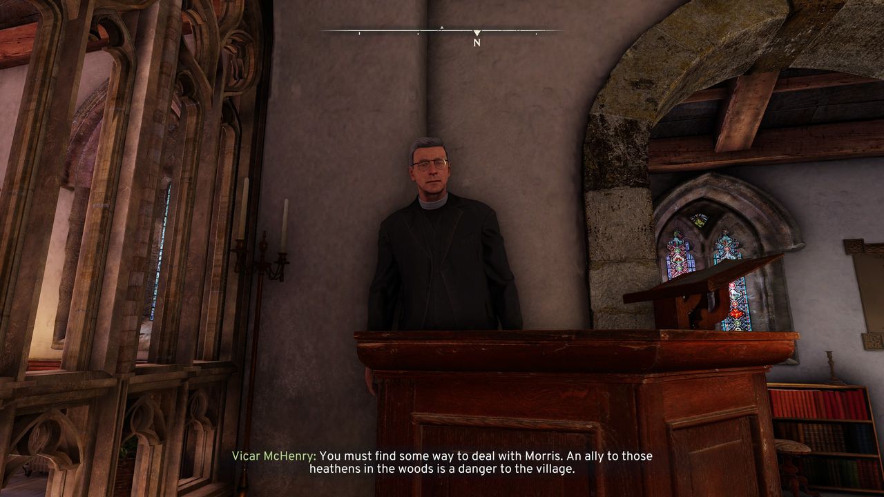 Atomfall Morris choice - Vicar McHenry