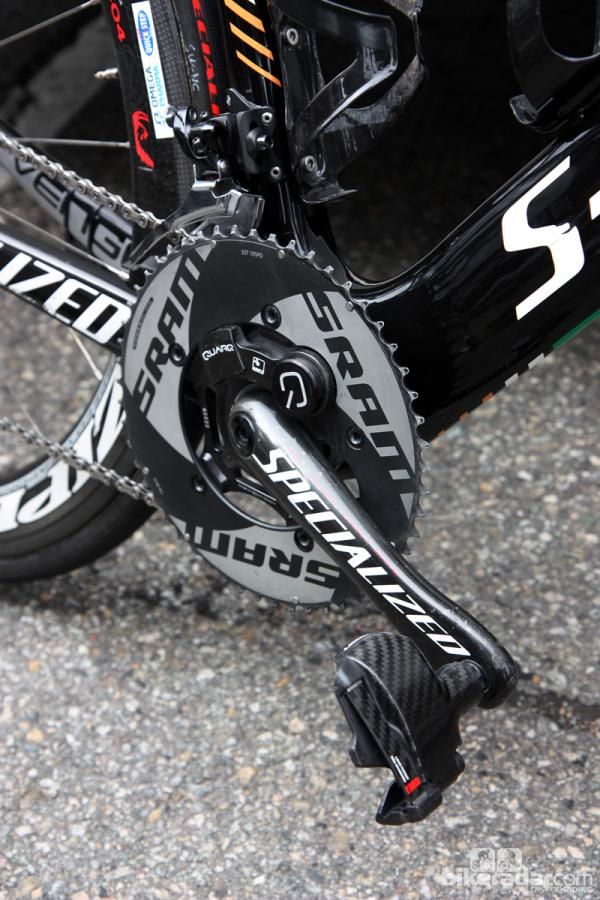 Omega Pharma-QuickStep's Matt Brammeier is all aero, all the time - including the Look K&eacute;O Blade Aero pedals on his Specialized S-Works Venge.