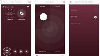 The Beoplay app allows you to update firmware as well as tweak audio and Transparency settings