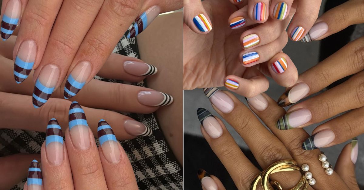 13 Striped-Nail Designs Trending Upward in Spring 2026