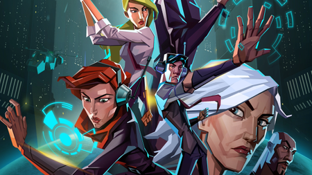 The crew in Invisible Inc