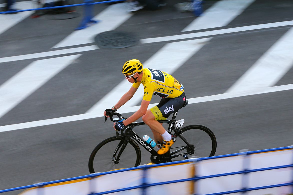Chris Froome in Saitama.