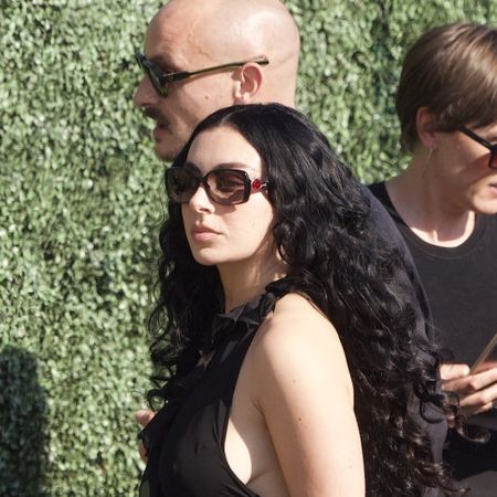 Charli XCX wears a little black dress to attend Matty Healy and fianc&eacute;e Gabbriette Bechtel's wedding in Los Angeles