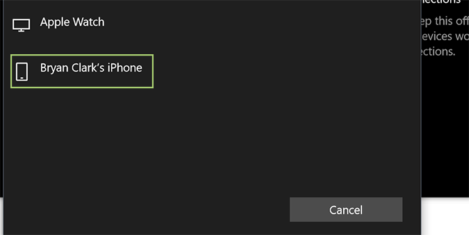 your device