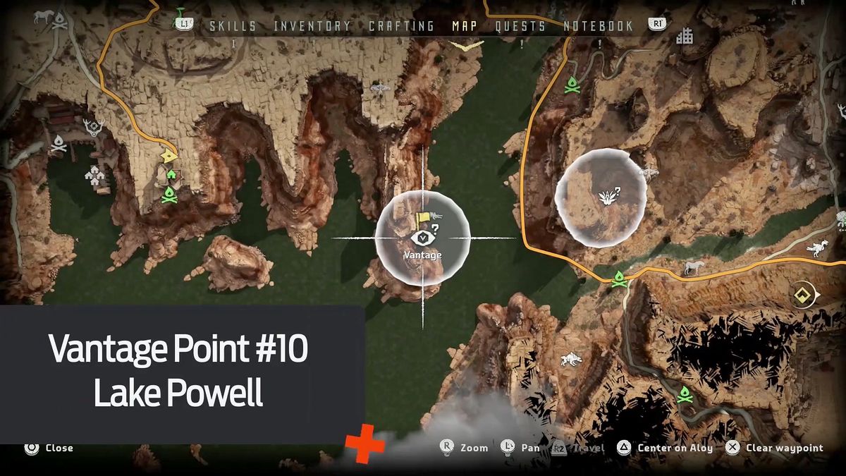Horizon Zero Dawn vantage points locations GamesRadar+