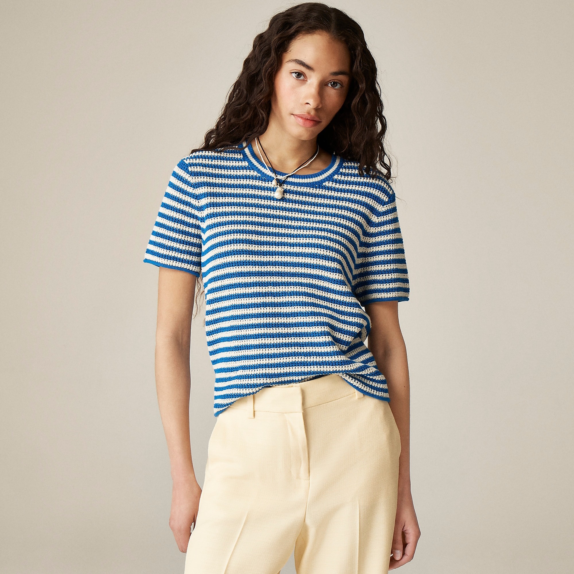 J.Crew, Crewneck T-Shirt in Stripe
