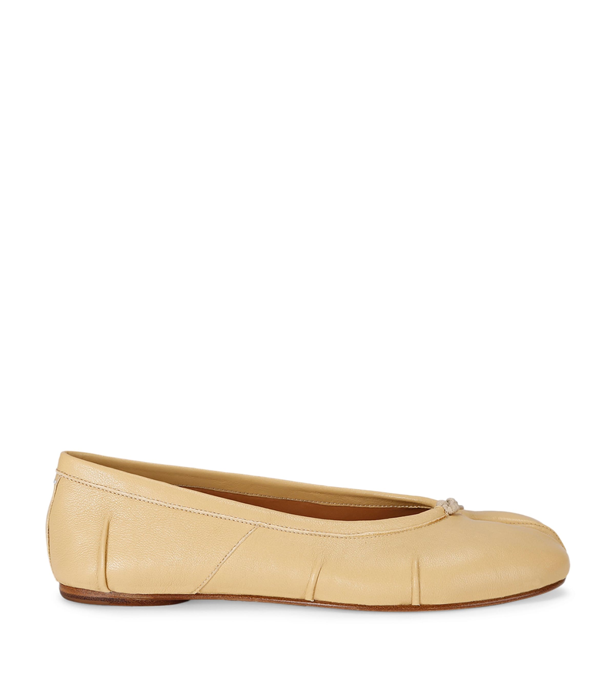 Leather Tabi Ballet Flats