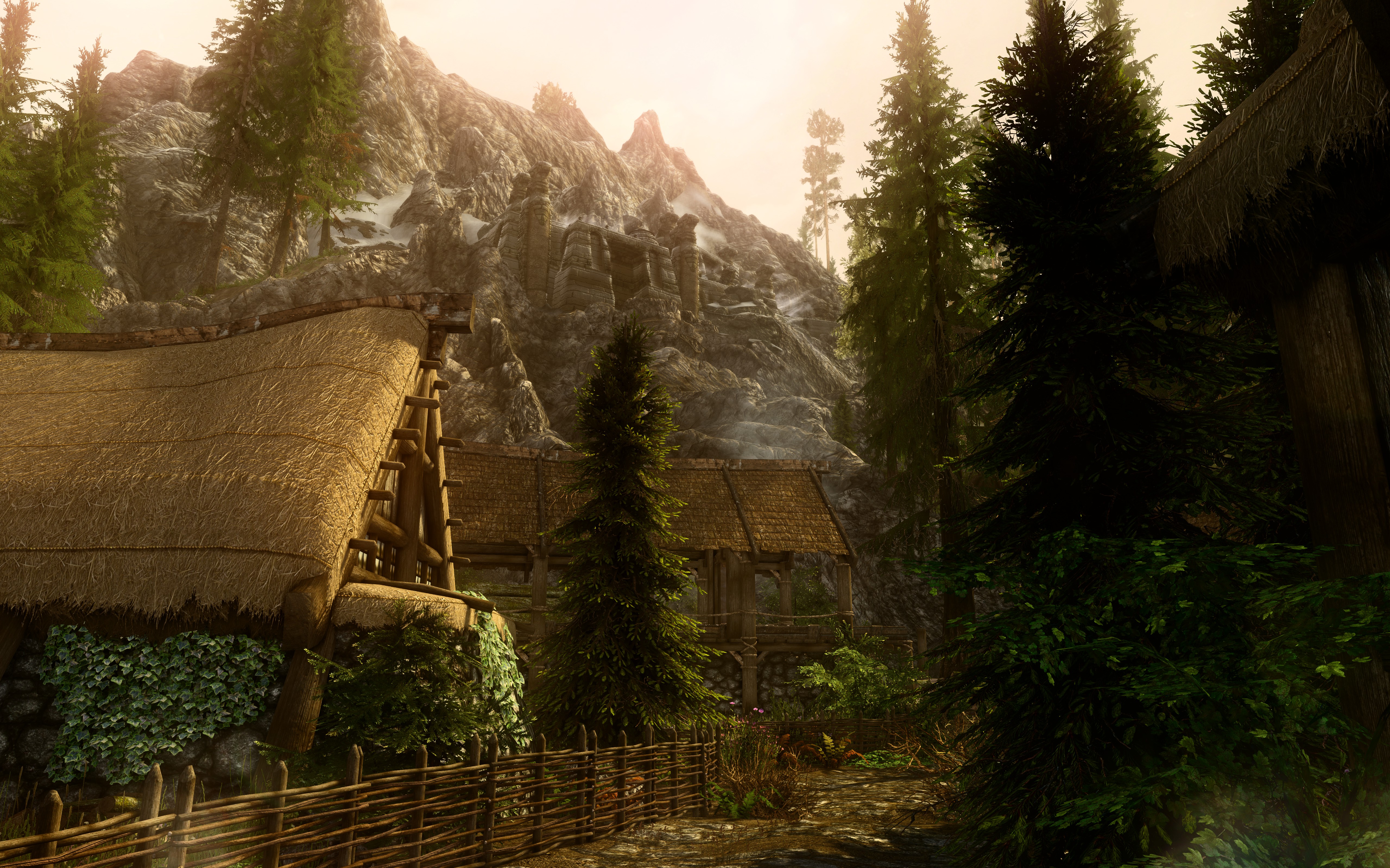 skyrim high resolution texture pack vs mods