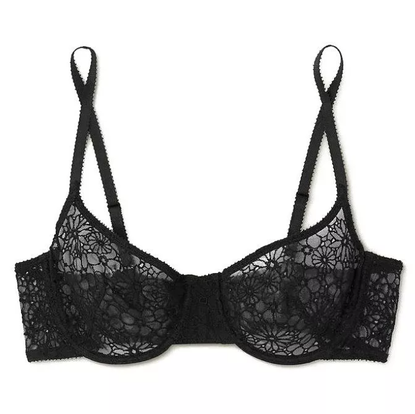 ERES Amarante Embroidered Tulle Underwired Balconette Bra