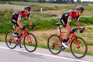 Alessandro De Marchi with BMC teammate Tejay van Garderen