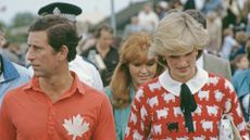 Prince Charles and Diana at a polo match in Windsor in 1983