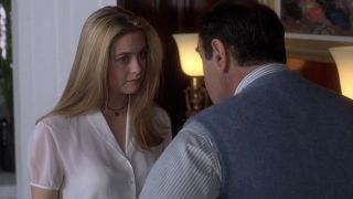 Cher talking to her dad in Clueless