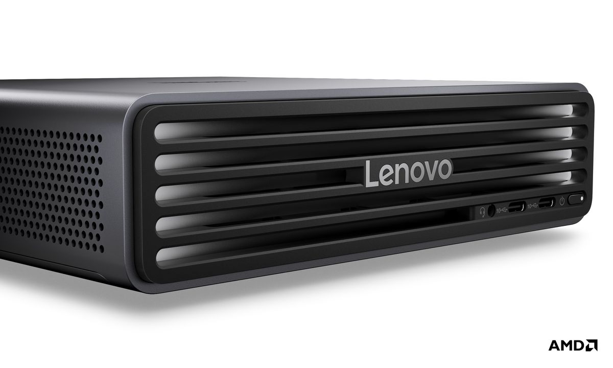 Lenovo's ThinkCentre X Ultra puts 128GB of unified memory in a 1.6-liter box, and you can cluster four of them together