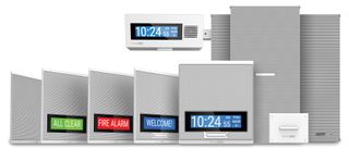 The new AtlasIED IPX family unveiled at ISC West 2023. 