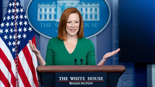 White House Press Secretary Jen Psaki holds a press briefing on Friday August 6, 2021, in the James S. Brady Press Briefing Room of the White House.