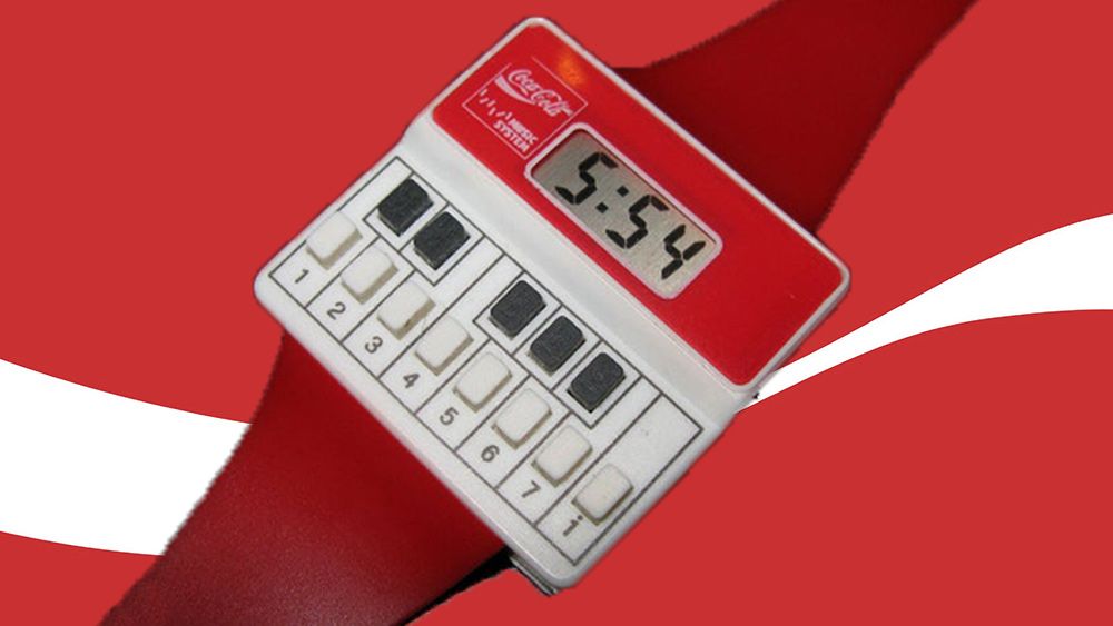 Coca cola best sale watches 80's