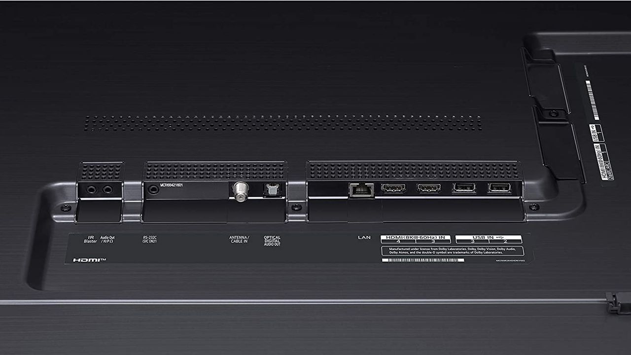 LG QNED MiniLED 99 Series 8K TV ports