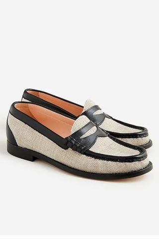 Winona Penny Loafers in Spanish Canvas