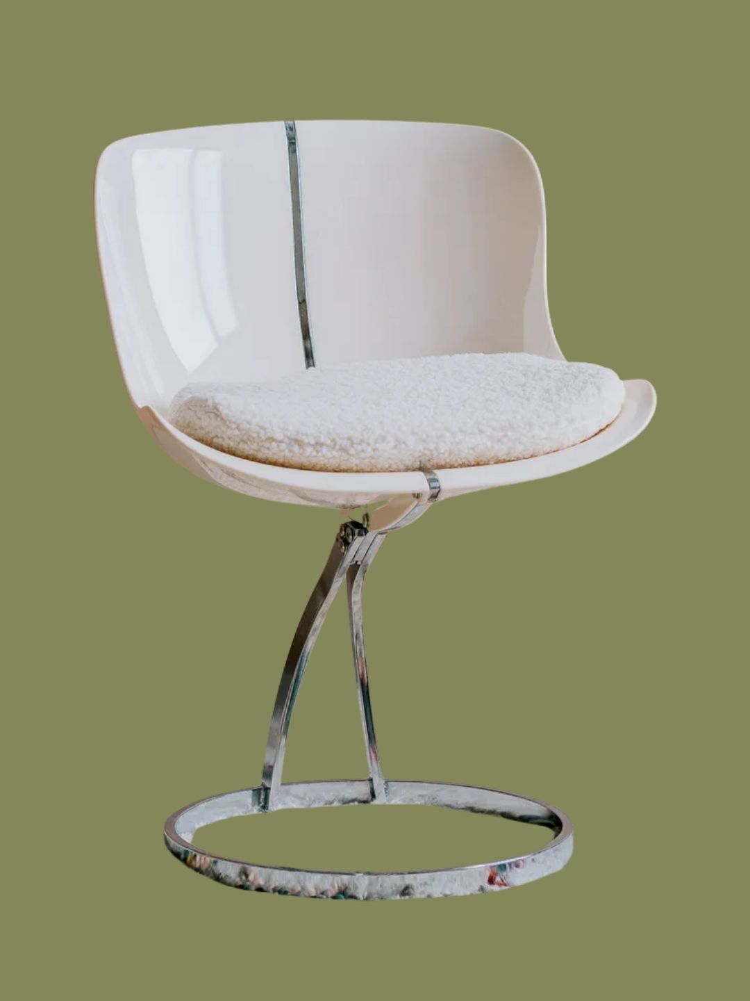 Graham and Green , White Lunar Dining Chair