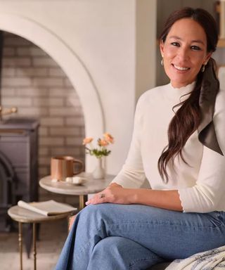 designer joanna gaines photographed for her hearth and hand with magnolia for target collection