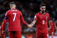 Manchester United's Bruno Fernandes on Portugal duty