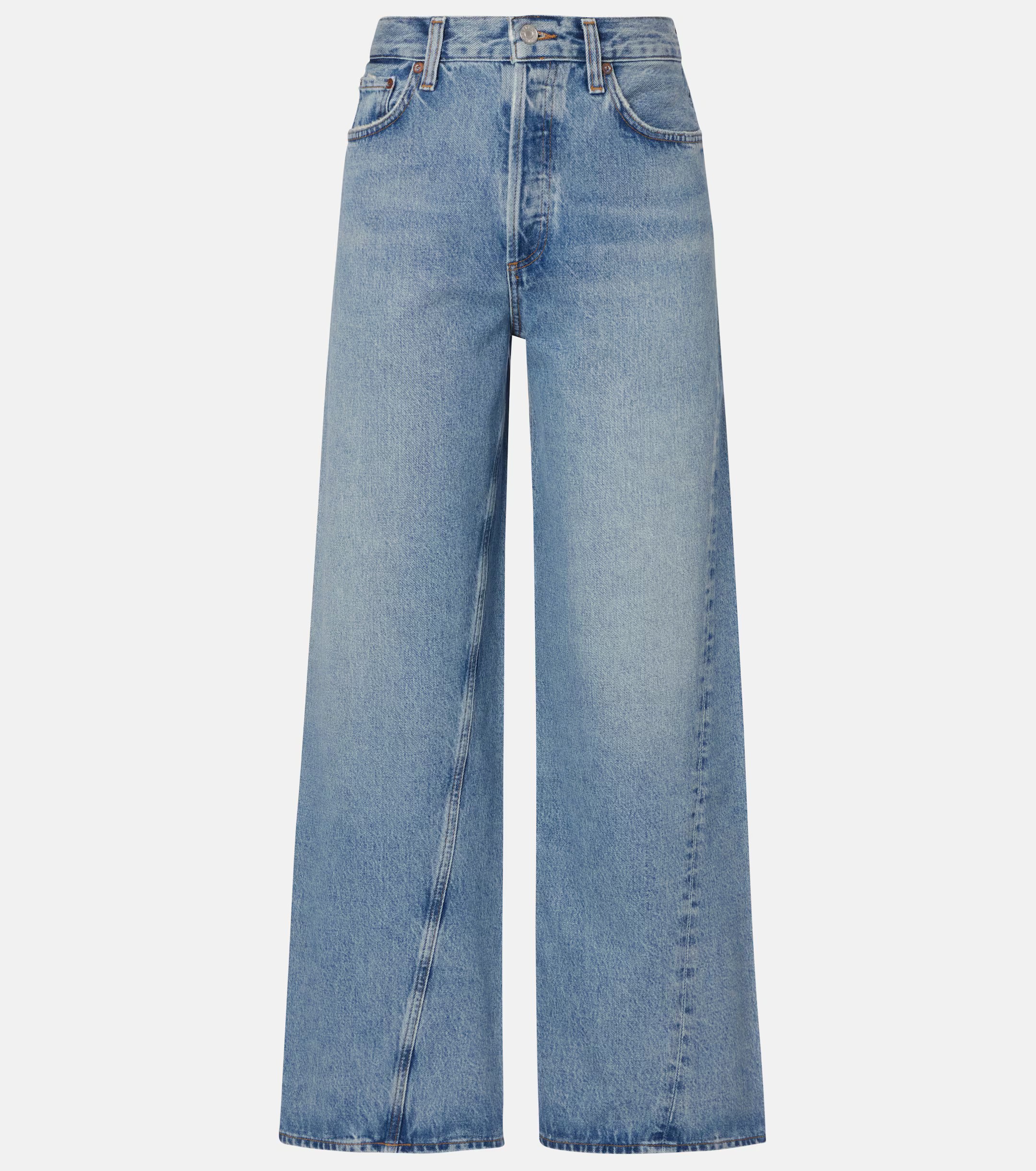 Agolde, Twist Low-Rise Wide-Leg Jeans