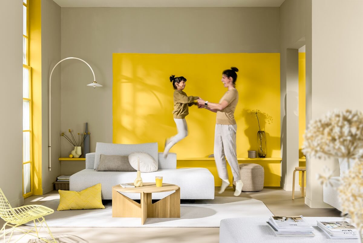 A room using the True Joy colour
