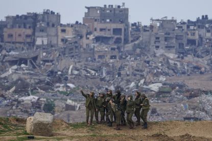 Israeli soldiers. 