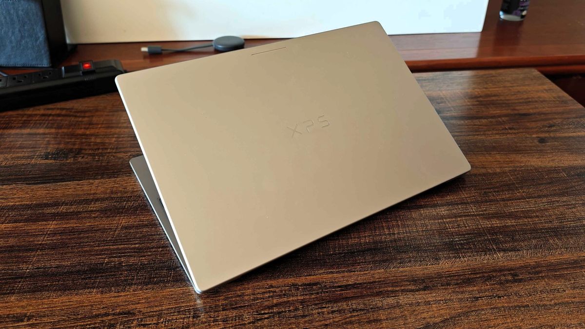 Dell XPS Googlebook on a table