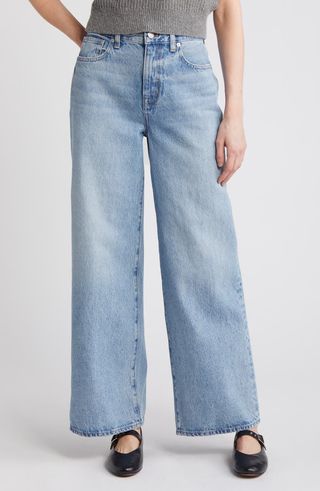 High Waist Superwide Leg Jeans