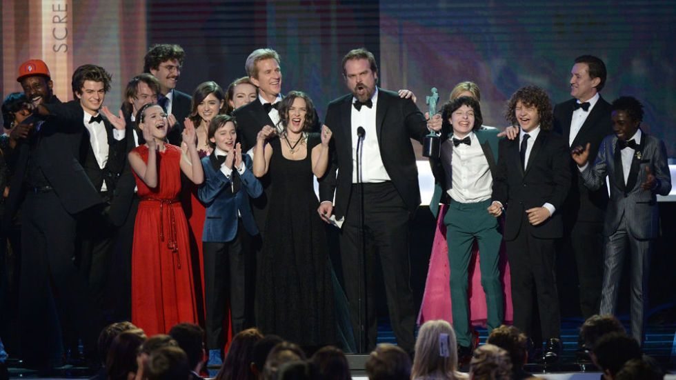 Watch David Harbour's Impassioned Speech at the SAG Awards Stranger