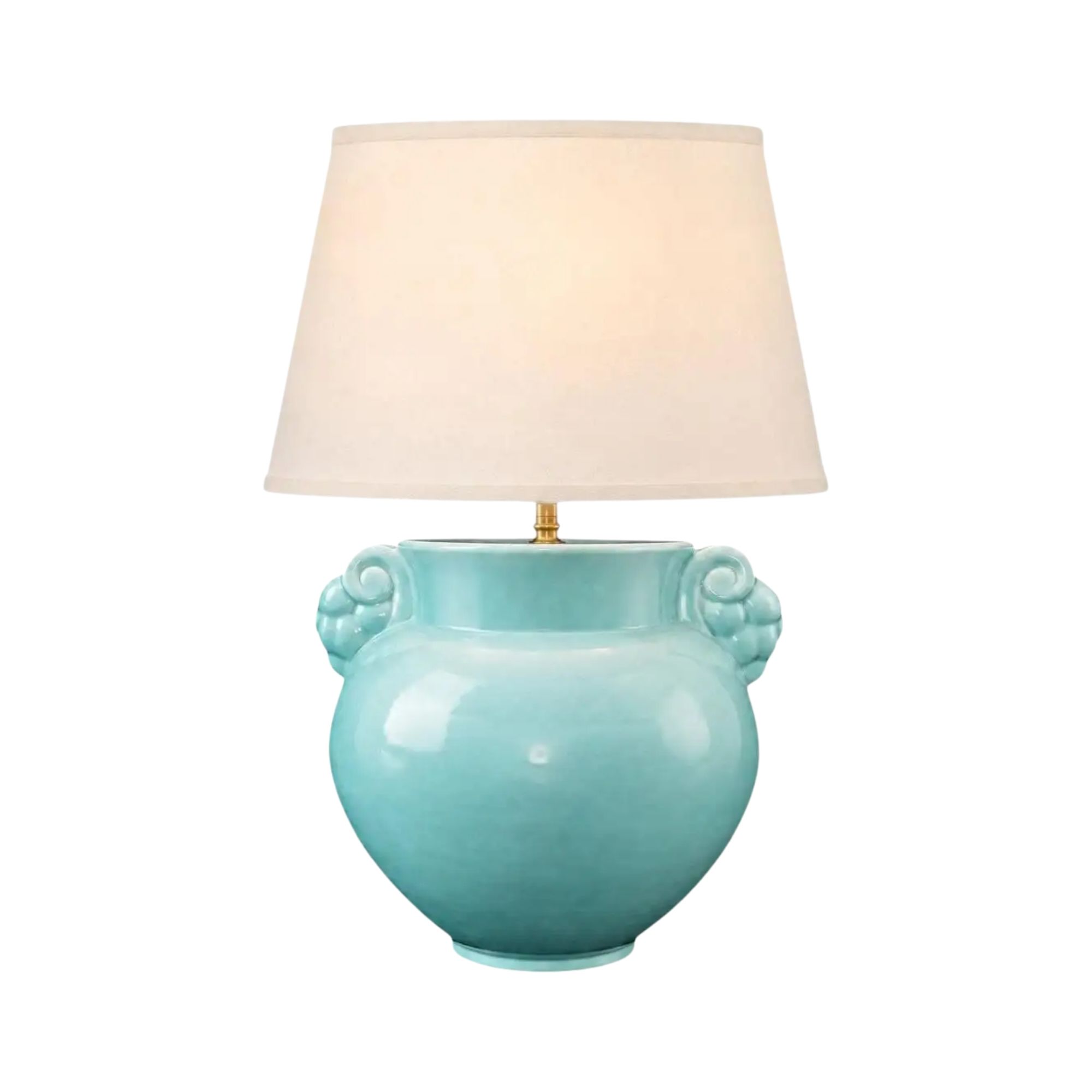 vintage turquoise table lamp