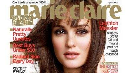 Gossip Girl Leighton Meester covers Marie Claire Magazine