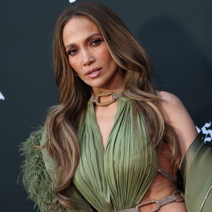 jennifer lopez appears at a film festival in los angeles